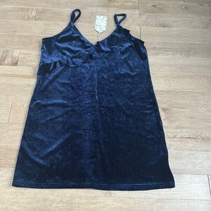 Velvet Dreams Navy Dress